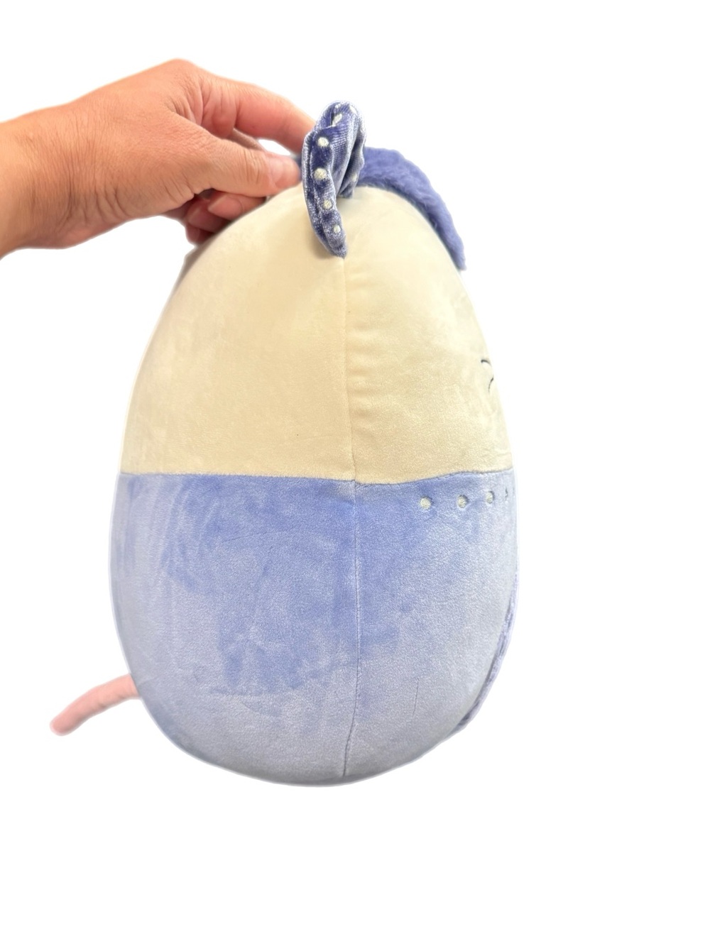 Squishmallows Blanche the Possum Purple Cream Plush 12” NWT - Picture 6 of 10